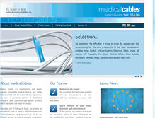 Tablet Screenshot of medicalcables.eu